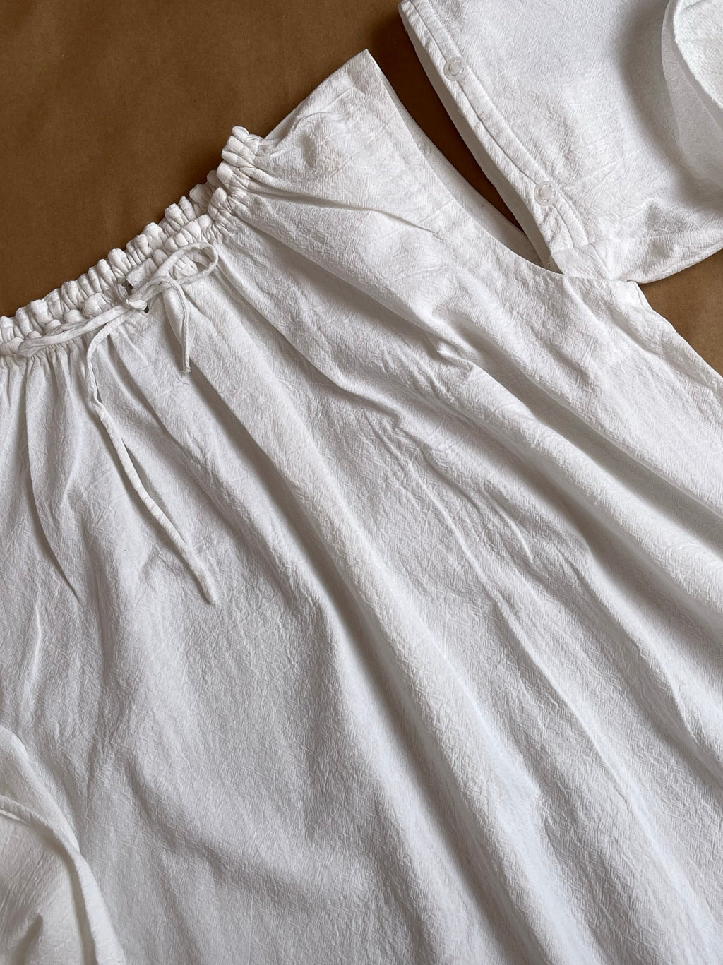 Designed to Adapt Dress | Handmade Modest Cotton Dress with Detachable Sleeves
